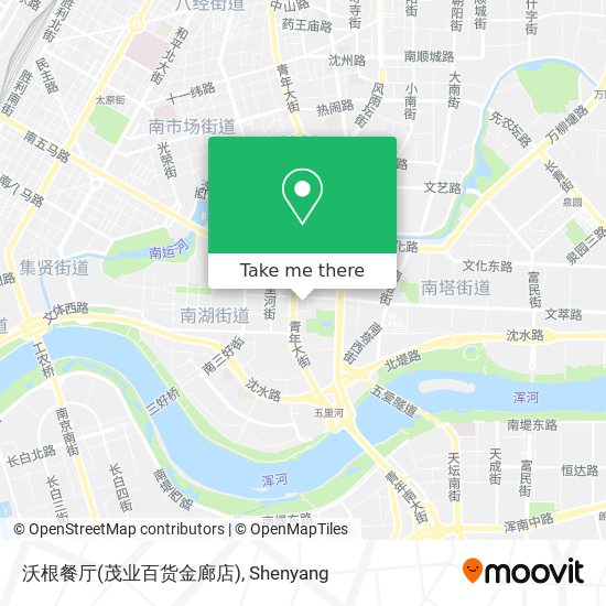 沃根餐厅(茂业百货金廊店) map