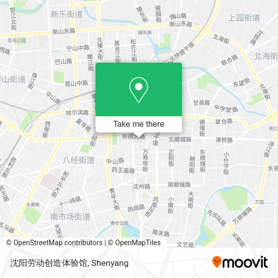 沈阳劳动创造体验馆 map