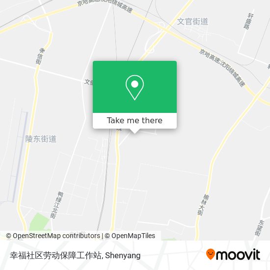 幸福社区劳动保障工作站 map