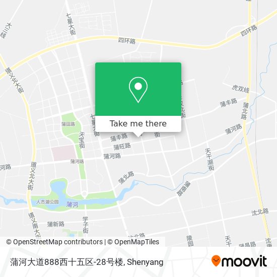 蒲河大道888西十五区-28号楼 map