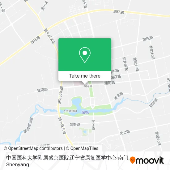中国医科大学附属盛京医院辽宁省康复医学中心-南门 map