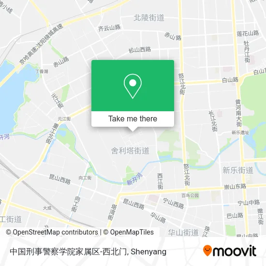 中国刑事警察学院家属区-西北门 map