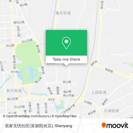 居家无忧社区(富丽阳光店) map