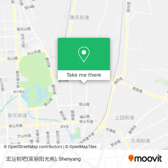 宏运鞋吧(富丽阳光南) map