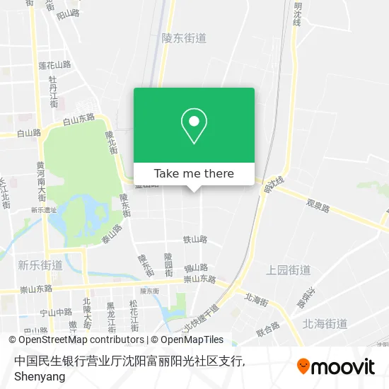 中国民生银行营业厅沈阳富丽阳光社区支行 map