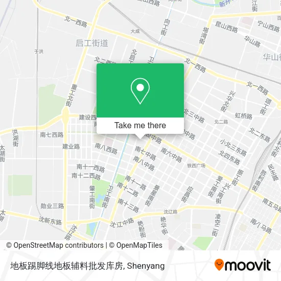 地板踢脚线地板辅料批发库房 map