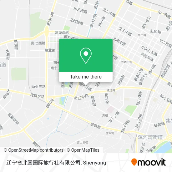 辽宁省北国国际旅行社有限公司 map