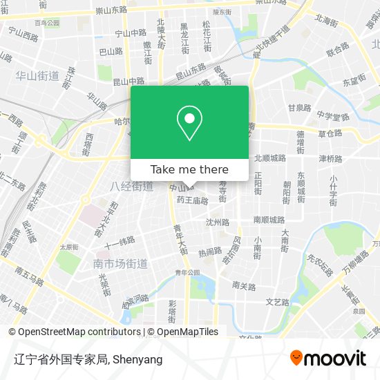 辽宁省外国专家局 map