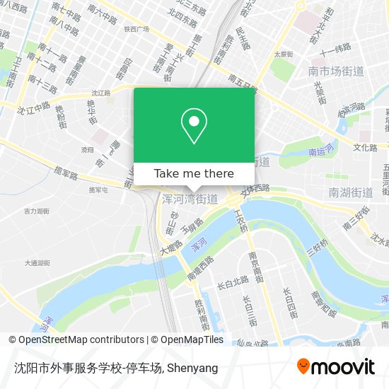 沈阳市外事服务学校-停车场 map