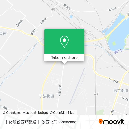 中储股份西环配送中心-西北门 map