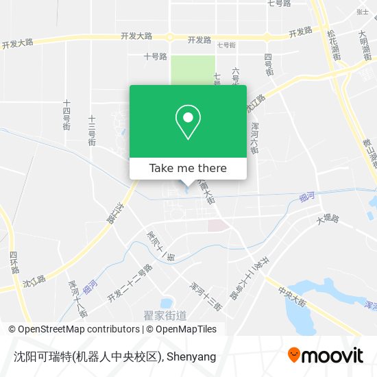沈阳可瑞特(机器人中央校区) map