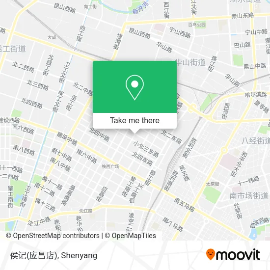 侯记(应昌店) map