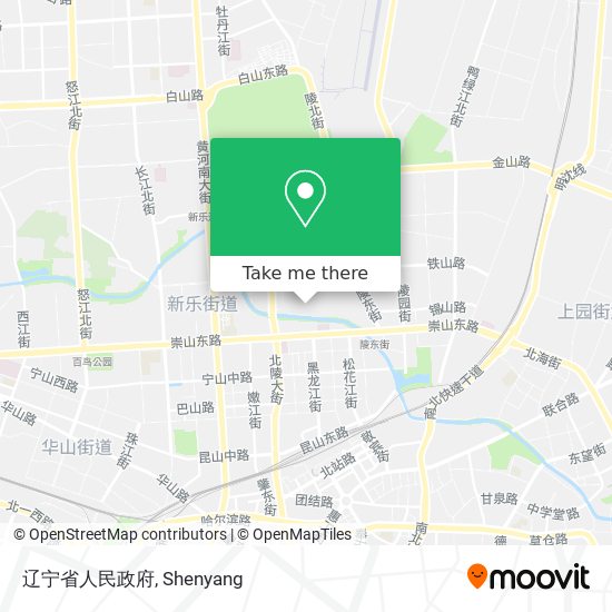 辽宁省人民政府 map