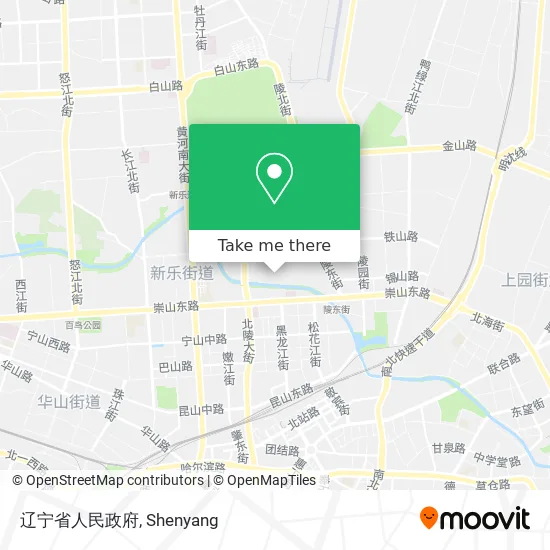 辽宁省人民政府 map