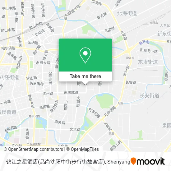 锦江之星酒店(品尚沈阳中街步行街故宫店) map
