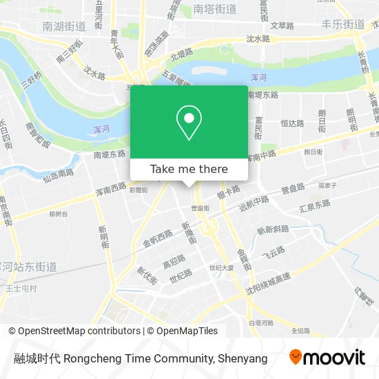 融城时代 Rongcheng Time Community map