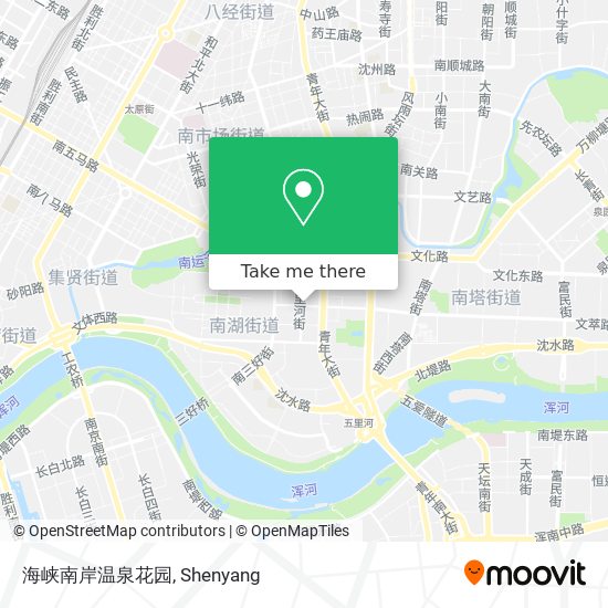 海峡南岸温泉花园 map