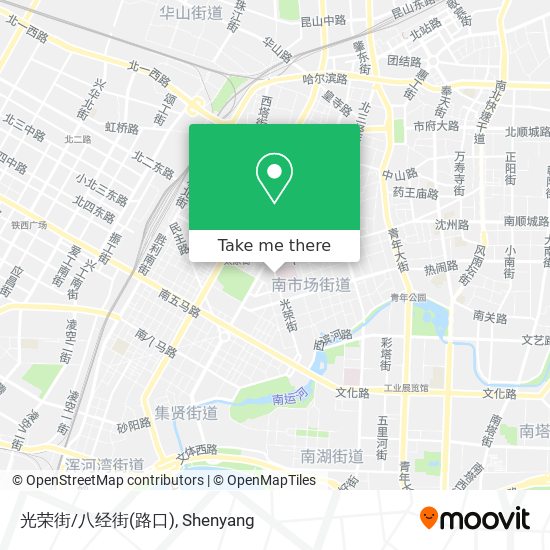 光荣街/八经街(路口) map