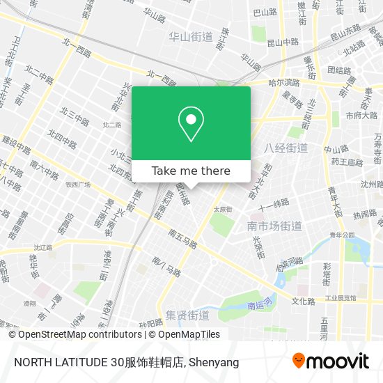 NORTH LATITUDE 30服饰鞋帽店 map