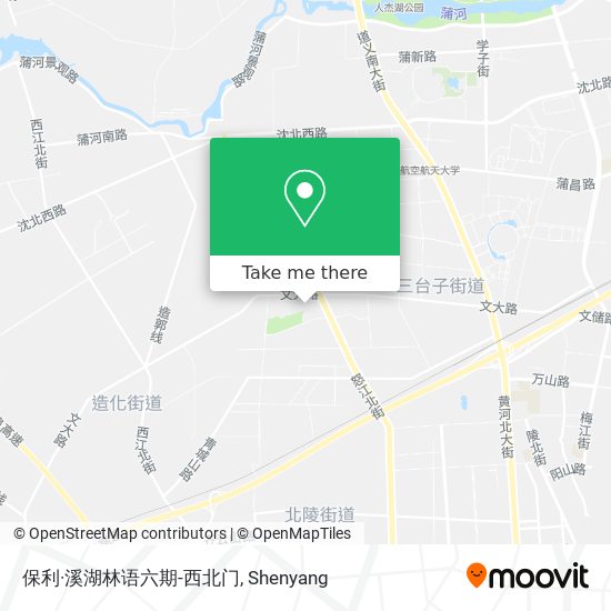 保利·溪湖林语六期-西北门 map