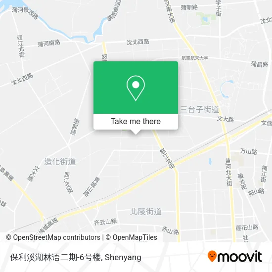 保利溪湖林语二期-6号楼 map