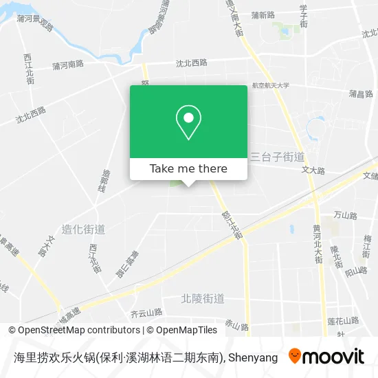 海里捞欢乐火锅(保利·溪湖林语二期东南) map
