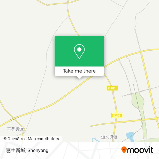 惠生新城 map