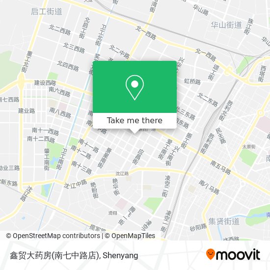 鑫贸大药房(南七中路店) map