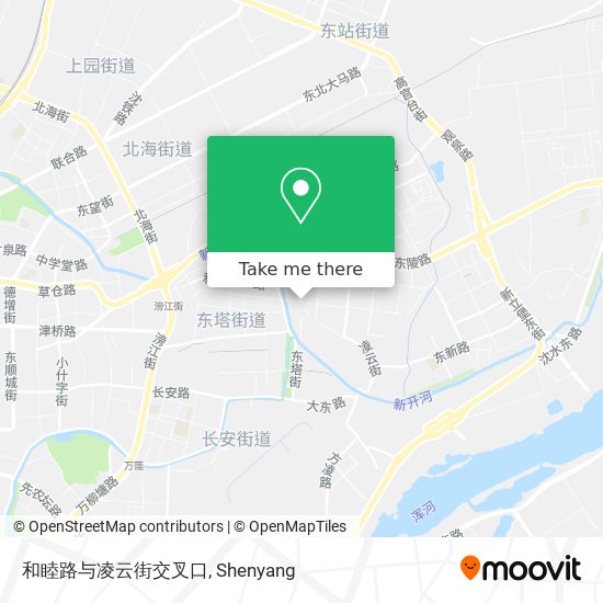 和睦路与凌云街交叉口 map