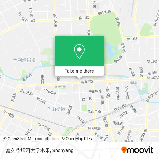 鑫久华烟酒大学水果 map