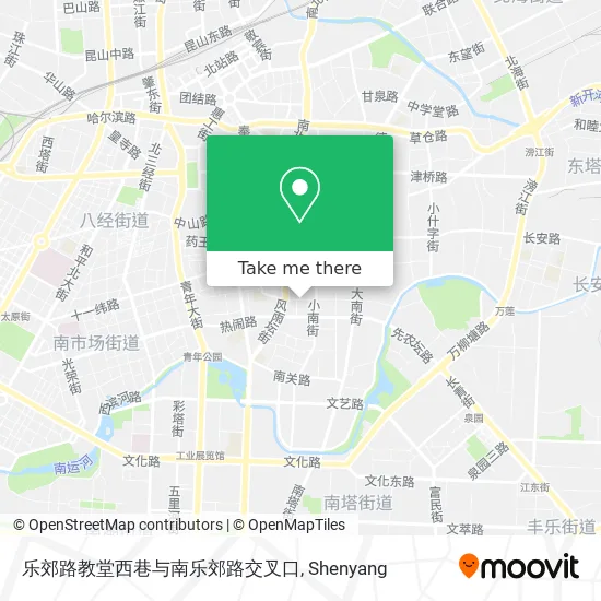 乐郊路教堂西巷与南乐郊路交叉口 map