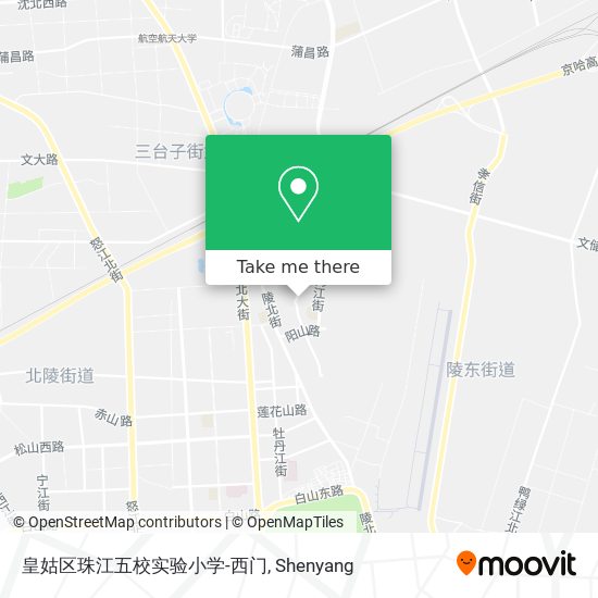 皇姑区珠江五校实验小学-西门 map