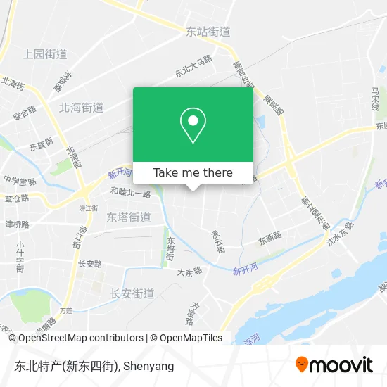 东北特产(新东四街) map