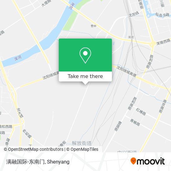 满融国际-东南门 map