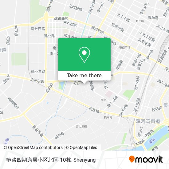 艳路四期康居小区北区-10栋 map