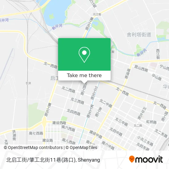 北启工街/肇工北街11巷(路口) map