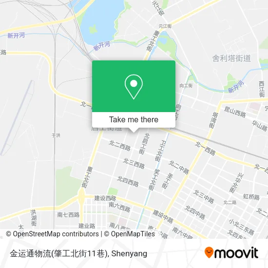 金运通物流(肇工北街11巷) map