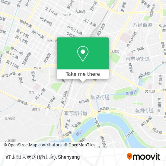 红太阳大药房(砂山店) map