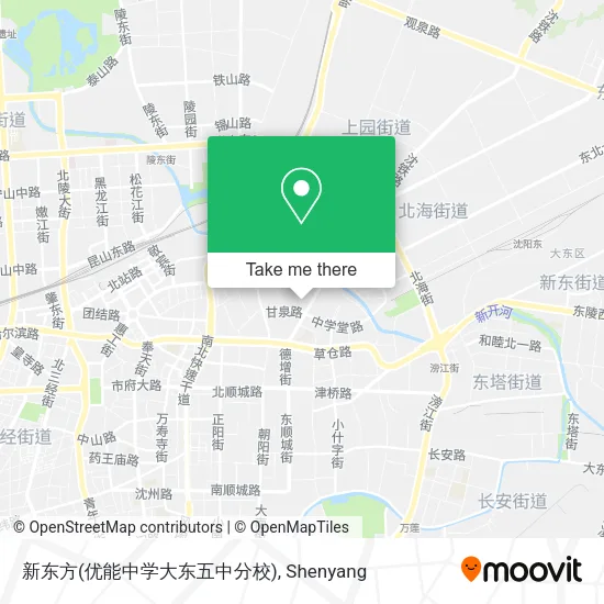 新东方(优能中学大东五中分校) map
