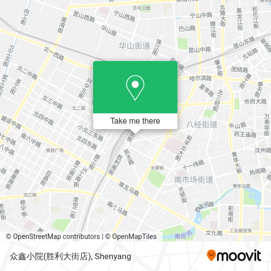 众鑫小院(胜利大街店) map