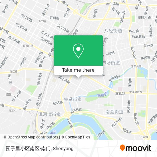 围子里小区南区-南门 map