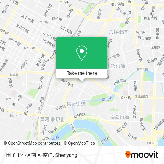围子里小区南区-南门 map