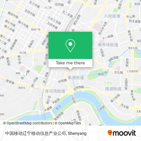 中国移动辽宁移动信息产业公司 map