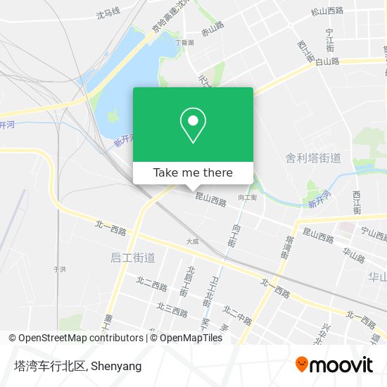 塔湾车行北区 map