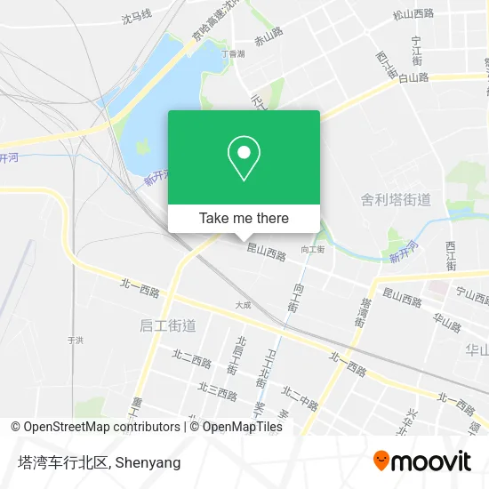 塔湾车行北区 map