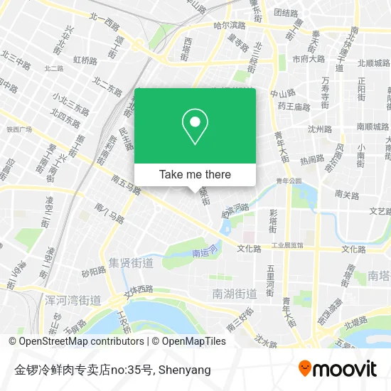 金锣冷鲜肉专卖店no:35号 map