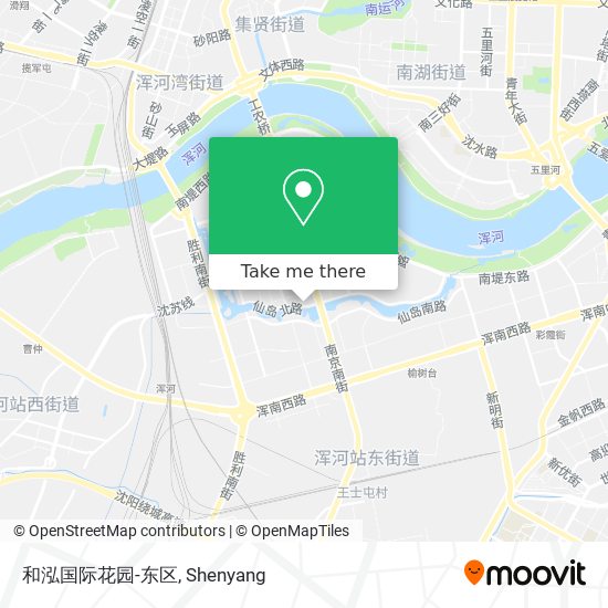 和泓国际花园-东区 map