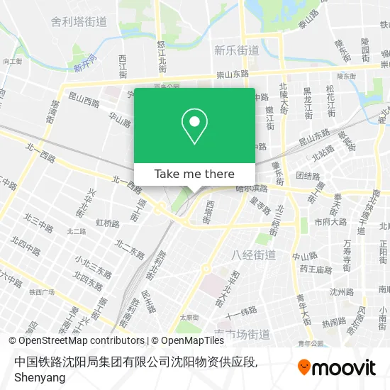中国铁路沈阳局集团有限公司沈阳物资供应段 map