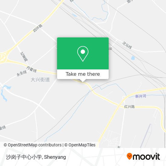 沙岗子中心小学 map