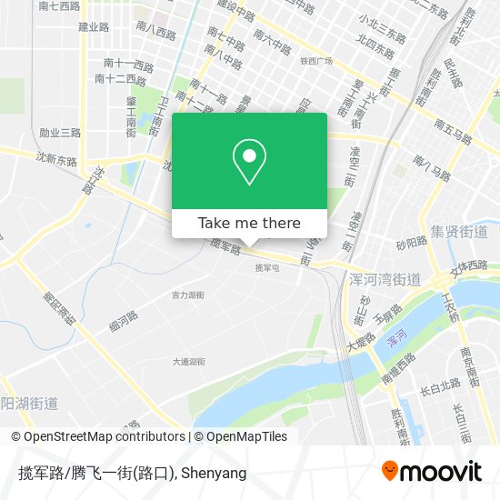 揽军路/腾飞一街(路口) map